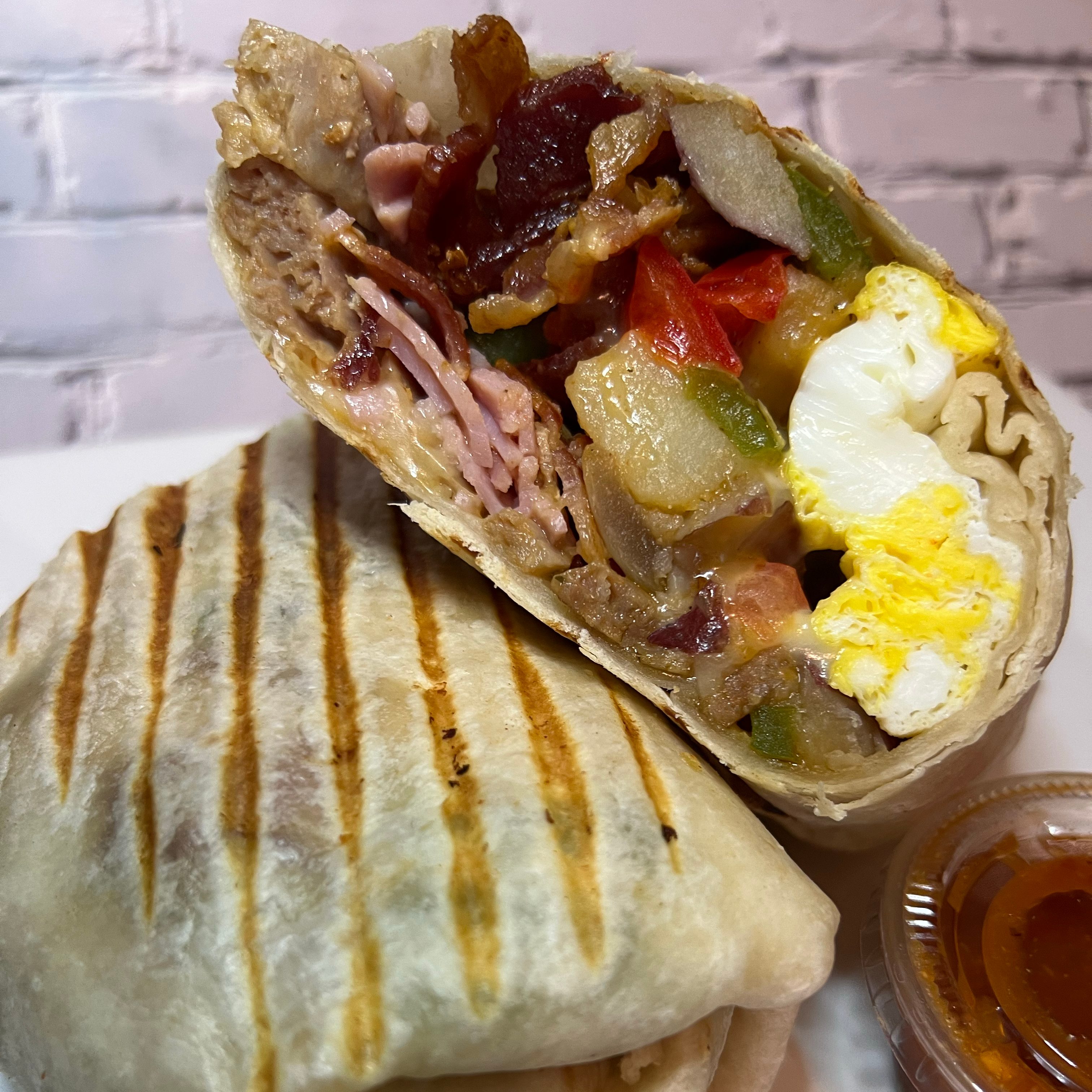 El Americano Burrito.